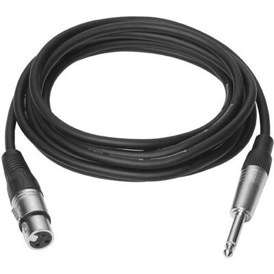 Vivolink XLR M auf Mono-Klinke 6,35 mm Kabel 5 m. (5 m, XLR Kabel), Audiokabel Vivolink XLR M auf Mono-Klinke 6,35 mm Kabel 5 m. (5 m, XLR Kabel), Audiokabel