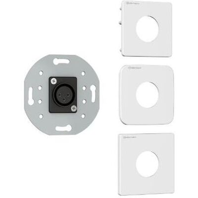 Kindermann Konnect design click ws 7456000412 Audio XLR Buchse Blende mit Lötanschlus (0.28 m, XLR Kabel), Audiokabel Kindermann Konnect design click ws 7456000412 Audio XLR Buchse Blende mit Lötanschlus (0.28 m, XLR Kabel), Audiokabel
