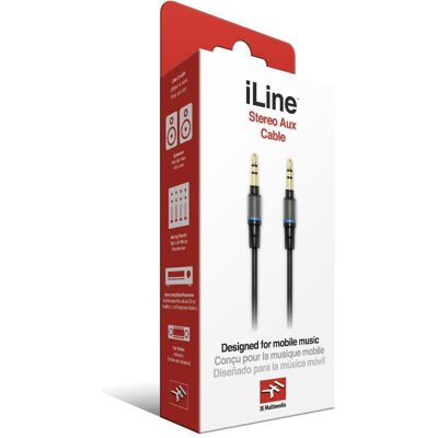 IK Multimedia iLine - Stereo Aux Cable (1.50 m, AUX Kabel), Audiokabel IK Multimedia iLine - Stereo Aux Cable (1.50 m, AUX Kabel), Audiokabel