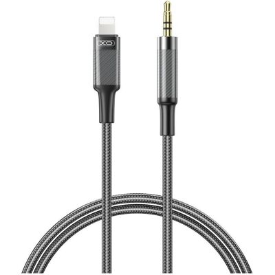 xO Kabel Audio NB-R279A Lightning - Klinke 3,5mm 1,0m schwarz (1 m), Audiokabel xO Kabel Audio NB-R279A Lightning - Klinke 3,5mm 1,0m schwarz (1 m), Audiokabel