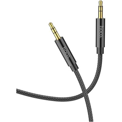 Hoco - Audio Cable (UPA19) - Jack 3.5mm to Jack 3.5mm, 2m - Black (2 m, AUX Kabel), Audiokabel Hoco - Audio Cable (UPA19) - Jack 3.5mm to Jack 3.5mm, 2m - Black (2 m, AUX Kabel), Audiokabel