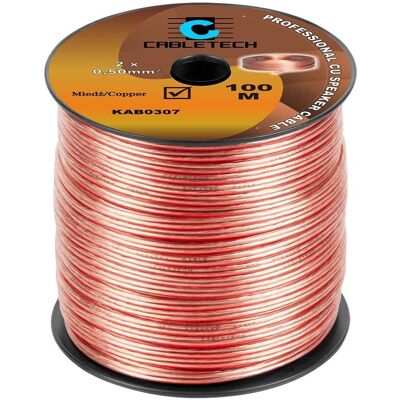 Cabletech 0 5-mm-Lautsprecherkabel (0.12 m), Lautsprecherkabel Cabletech 0 5-mm-Lautsprecherkabel (0.12 m), Lautsprecherkabel