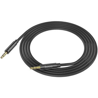 Hoco - Audio Cable (UPA19) - Jack 3.5mm to Jack 3.5mm, 2m - Black (2 m, AUX Kabel), Audiokabel Hoco - Audio Cable (UPA19) - Jack 3.5mm to Jack 3.5mm, 2m - Black (2 m, AUX Kabel), Audiokabel