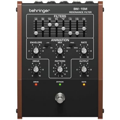 Behringer BM-15M RESONANCE FILTER Efekt gitarowy (Gitarre), Effektpedal, Schwarz Behringer BM-15M RESONANCE FILTER Efekt gitarowy (Gitarre), Effektpedal, Schwarz