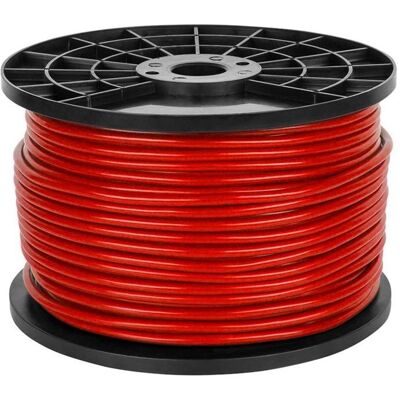 Azusa Stereo-Mikrofonkabel 6mm Rot (100 m), Audiokabel Azusa Stereo-Mikrofonkabel 6mm Rot (100 m), Audiokabel