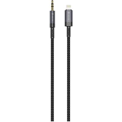 Devia Kabel Audio Ipure EC619 Lightning - Klinke 3,5 mm 1,0 m schwarz (1 m, AUX Kabel), Audiokabel Devia Kabel Audio Ipure EC619 Lightning - Klinke 3,5 mm 1,0 m schwarz (1 m, AUX Kabel), Audiokabel