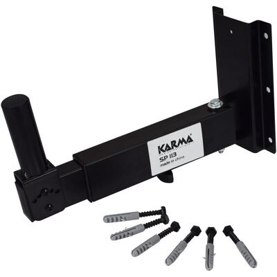 Karma SP 113 (Wandmontage, Höhenverstellbar), Lautsprecher Ständer + Wandmontage, Schwarz Karma SP 113 (Wandmontage, Höhenverstellbar), Lautsprecher Ständer + Wandmontage, Schwarz