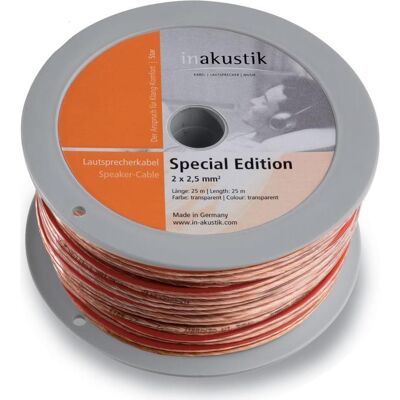 Inakustik Star Special Edition (30 m, 1.50 mm²), Lautsprecherkabel, Transparent Inakustik Star Special Edition (30 m, 1.50 mm²), Lautsprecherkabel, Transparent