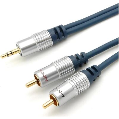Shiverpeaks Kabel Audio Cinch 2-fach (St) - Klinke 3,5mm 3,0m ** Home Cinema (3 m, Cinch Kabel), Audiokabel Shiverpeaks Kabel Audio Cinch 2-fach (St) - Klinke 3,5mm 3,0m ** Home Cinema (3 m, Cinch Kabel), Audiokabel