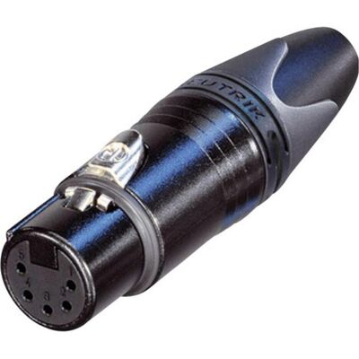 Neutrik XX Series NC5FXX-B, Audio Stecker, Schwarz Neutrik XX Series NC5FXX-B, Audio Stecker, Schwarz