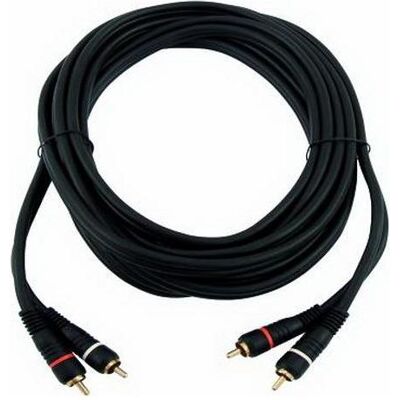 Omnitronic Kabel CC-100 2x2 Cinch rot/schwarz 10m HighEnd (10 m, Cinch Kabel), Audiokabel Omnitronic Kabel CC-100 2x2 Cinch rot/schwarz 10m HighEnd (10 m, Cinch Kabel), Audiokabel