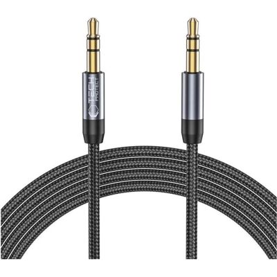 Tech-Protect UltraBoost cable 3.5mm mini jack / 3.5mm mini jack 1.5m - black (1.50 m, AUX Kabel), Audiokabel Tech-Protect UltraBoost cable 3.5mm mini jack / 3.5mm mini jack 1.5m - black (1.50 m, AUX Kabel), Audiokabel