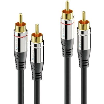 Sonero Audio-Kabel Cinch - Cinch 12.5 m (12.50 m), Audiokabel Sonero Audio-Kabel Cinch - Cinch 12.5 m (12.50 m), Audiokabel