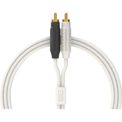 DJTechTools Chroma Cables Audio MK2 RCA - RCA White (2 m, Cinch Kabel), Audiokabel DJTechTools Chroma Cables Audio MK2 RCA - RCA White (2 m, Cinch Kabel), Audiokabel