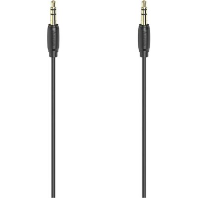 Hama Audio-Kabel, 3,5-mm-Klinken-St. - St., Stereo, vergoldet, ultradünn, 5,0 m (5 m), Audiokabel Hama Audio-Kabel, 3,5-mm-Klinken-St. - St., Stereo, vergoldet, ultradünn, 5,0 m (5 m), Audiokabel