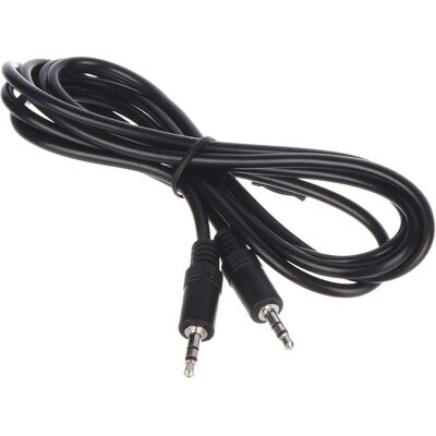 Kabel Jack 3.5mm - Jack 3.5mm 1.8m czarny (KABELJACKJACK1,8M) (1.80 m, AUX Kabel), Audiokabel Kabel Jack 3.5mm - Jack 3.5mm 1.8m czarny (KABELJACKJACK1,8M) (1.80 m, AUX Kabel), Audiokabel