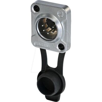 Rean RRX5M-Z-000-1 XLR-Steckverbinder Stecker, Einbau Polzahl (num): 5 1 St., Audio Stecker, Silber Rean RRX5M-Z-000-1 XLR-Steckverbinder Stecker, Einbau Polzahl (num): 5 1 St., Audio Stecker, Silber
