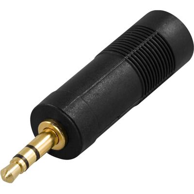 Deltaco R00180002, Audio Adapter, Schwarz Deltaco R00180002, Audio Adapter, Schwarz