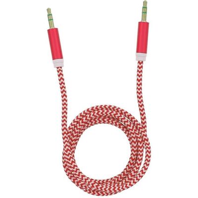 Tellur Basic Audio Kabel 3,5mm Anschluss 1m Rot Tellur Basic Audio Kabel 3,5mm Anschluss 1m Rot