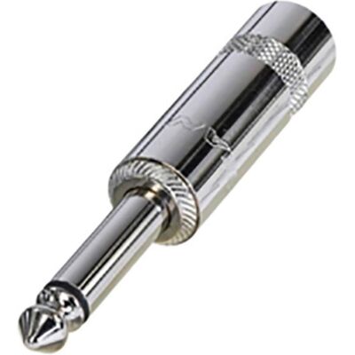 Rean NYS224L Klinken-Steckverbinder 6.35 mm Stecker Polzahl (num): 2 1 St., Audio Stecker, Silber Rean NYS224L Klinken-Steckverbinder 6.35 mm Stecker Polzahl (num): 2 1 St., Audio Stecker, Silber