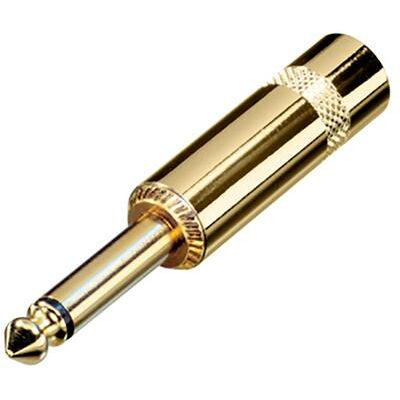 Rean NYS224AG Klinken-Steckverbinder 6.35 mm Stecker Polzahl (num): 2 1 St., Audio Stecker Rean NYS224AG Klinken-Steckverbinder 6.35 mm Stecker Polzahl (num): 2 1 St., Audio Stecker
