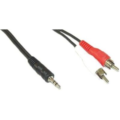 InLine Cinch/Klinke Kabel (3 m, AUX Kabel, Cinch Kabel), Audiokabel InLine Cinch/Klinke Kabel (3 m, AUX Kabel, Cinch Kabel), Audiokabel