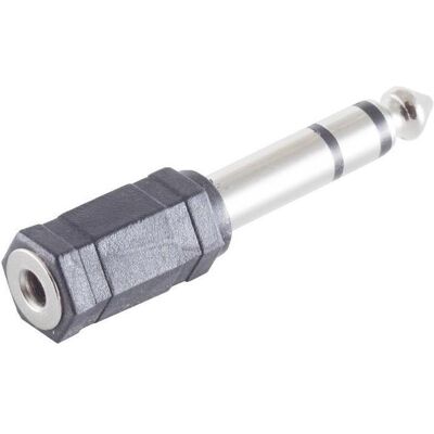 Shiverpeaks S/CONN maximum connectivity Adapter, Klinkenstecker Stereo 6,3mm auf Klinkenkupplung Stereo 3,5mm (Winkeladapter), Audio Adapter, Schwarz Shiverpeaks S/CONN maximum connectivity Adapter, Klinkenstecker Stereo 6,3mm auf Klinkenkupplung Stereo 3,5mm (Winkeladapter), Audio Adapter, Schwarz