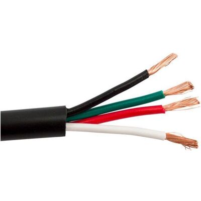 SCP 4 ledad 16/4 kabel, L ow smoke Black 500 ft / 1, Lautsprecherkabel, Schwarz SCP 4 ledad 16/4 kabel, L ow smoke Black 500 ft / 1, Lautsprecherkabel, Schwarz