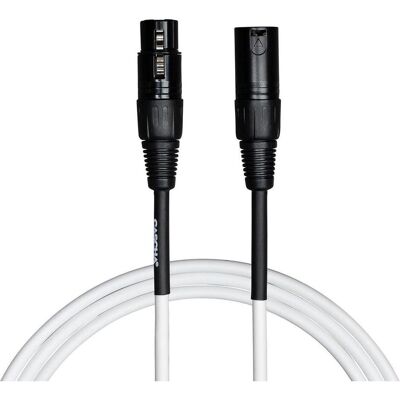 Cascha Standard-Mikrofonkabel – XLR auf XLR – 2 m – Weiss (2 m, XLR Kabel), Audiokabel Cascha Standard-Mikrofonkabel – XLR auf XLR – 2 m – Weiss (2 m, XLR Kabel), Audiokabel