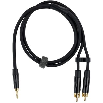 Fuj Tek 3.5mm TRS to 2 x RCA Adapter Cable, 7m, Black (7 m, Cinch Kabel), Audiokabel Fuj Tek 3.5mm TRS to 2 x RCA Adapter Cable, 7m, Black (7 m, Cinch Kabel), Audiokabel