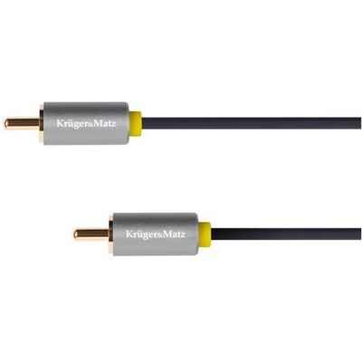 Krüger&Matz RCA-Kabel (1 m, Cinch Kabel), Audiokabel Krüger&Matz RCA-Kabel (1 m, Cinch Kabel), Audiokabel