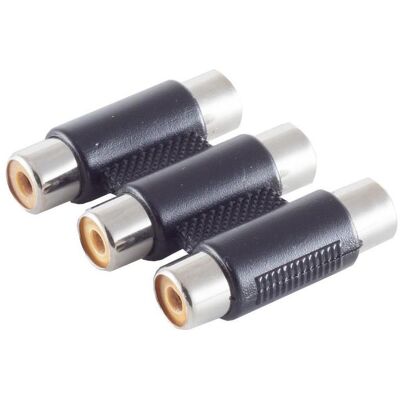 Shiverpeaks S/CONN maximum connectivity Adapter, 3 Cinchkupplungen auf 3 Cinchkupplungen, Audio Adapter Shiverpeaks S/CONN maximum connectivity Adapter, 3 Cinchkupplungen auf 3 Cinchkupplungen, Audio Adapter