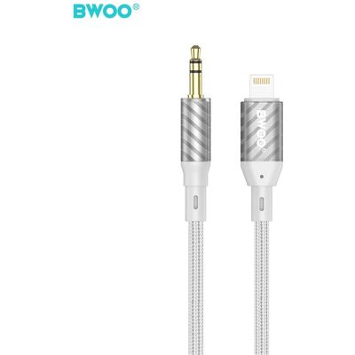 Bwoo AUX Cable Lightning to 3.5mm Jack audio AUX073 (1 m, AUX Kabel), Audiokabel Bwoo AUX Cable Lightning to 3.5mm Jack audio AUX073 (1 m, AUX Kabel), Audiokabel
