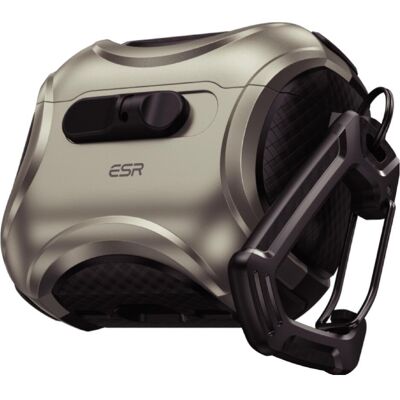 ESR Cyber FlickLock HaloLock AirPods Pro 3 (Ladecase Hülle), Kopfhörertasche + Schutzhülle, Grau, Silber ESR Cyber FlickLock HaloLock AirPods Pro 3 (Ladecase Hülle), Kopfhörertasche + Schutzhülle, Grau, Silber