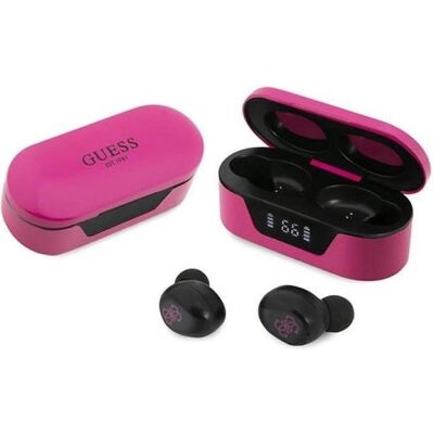 Guess Kabellose Kopfhörer - Magenta, 5H Laufzeit, Bluetooth 5.0 Guess Kabellose Kopfhörer - Magenta, 5H Laufzeit, Bluetooth 5.0
