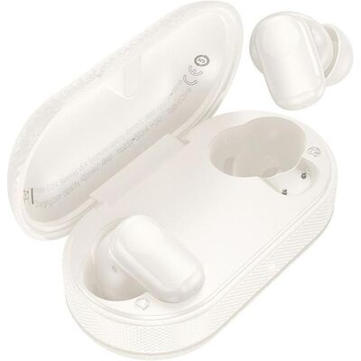 Hoco Wireless headphones wireless earphone bluetooth TWS EQ19 milky white (7 h, Kabellos), Kopfhörer, Weiss Hoco Wireless headphones wireless earphone bluetooth TWS EQ19 milky white (7 h, Kabellos), Kopfhörer, Weiss
