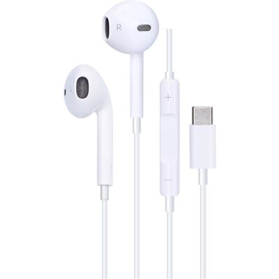 Mobiparts USB-C Wired Earbuds (for Apple devices) (Kabelgebunden), Kopfhörer, Weiss Mobiparts USB-C Wired Earbuds (for Apple devices) (Kabelgebunden), Kopfhörer, Weiss