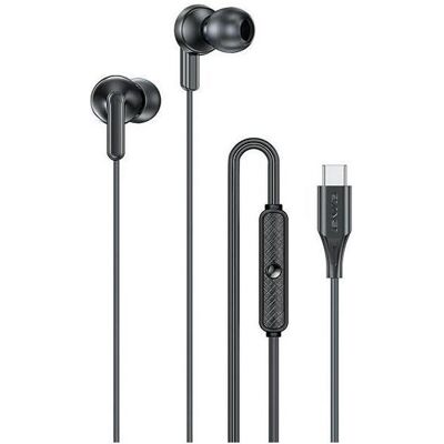 Awei słuchawki stereo PC-25T USB-C czarny/black (Kabelgebunden), Kopfhörer, Schwarz Awei słuchawki stereo PC-25T USB-C czarny/black (Kabelgebunden), Kopfhörer, Schwarz