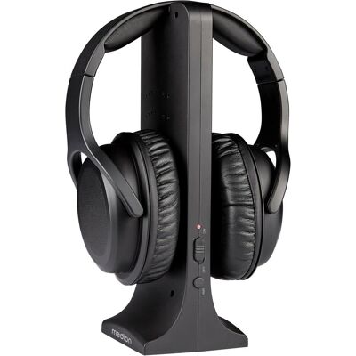 Medion Kabellose Over-Ear Funkkopfhörer HS-1 (ANC, Kabelgebunden, Kabellos), Kopfhörer, Schwarz Medion Kabellose Over-Ear Funkkopfhörer HS-1 (ANC, Kabelgebunden, Kabellos), Kopfhörer, Schwarz