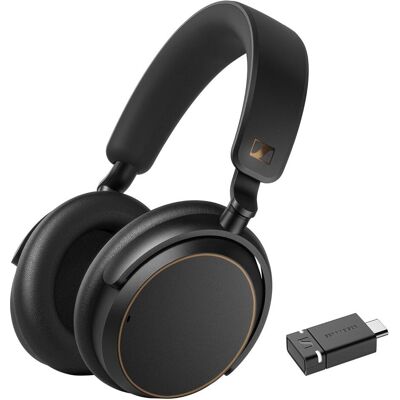 Sennheiser ACCENTUM Special Edition mit BTD 600 Bluetooth-Dongle, 50 Std Akku, Hybrid-ANC (ANC, 50 h, Kabellos), Kopfhörer, Kupfer, Schwarz Sennheiser ACCENTUM Special Edition mit BTD 600 Bluetooth-Dongle, 50 Std Akku, Hybrid-ANC (ANC, 50 h, Kabellos), Kopfhörer, Kupfer, Schwarz
