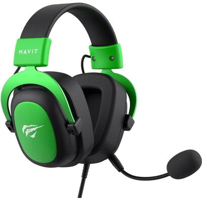 Havit H2002d Kopfhörer Kabelgebunden Kopfband Gaming Schwarz (Kabelgebunden), Gaming Headset, Grün, Schwarz Havit H2002d Kopfhörer Kabelgebunden Kopfband Gaming Schwarz (Kabelgebunden), Gaming Headset, Grün, Schwarz