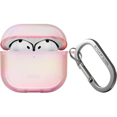 Uniq Iridescia for AirPods 4 Hang Case (Ladecase Hülle), Kopfhörertasche + Schutzhülle, Pink Uniq Iridescia for AirPods 4 Hang Case (Ladecase Hülle), Kopfhörertasche + Schutzhülle, Pink