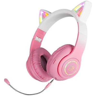 Defender słuchawki Bluetooth FreemotionB505 Led różowy/pink (63505) (21 h, Kabellos), Kopfhörer, Pink Defender słuchawki Bluetooth FreemotionB505 Led różowy/pink (63505) (21 h, Kabellos), Kopfhörer, Pink