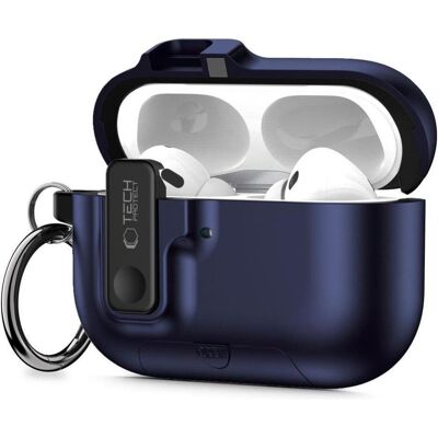 Tech-Protect Headphone case Apple AIRPODS PRO 3 SLIM HOOK Navy Blue (Kopfhörer Hülle), Kopfhörertasche + Schutzhülle, Blau Tech-Protect Headphone case Apple AIRPODS PRO 3 SLIM HOOK Navy Blue (Kopfhörer Hülle), Kopfhörertasche + Schutzhülle, Blau