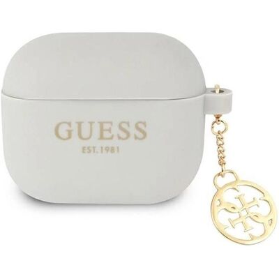 Guess Airpods 3 Grau Silikonhülle - Schutzcover Guess Airpods 3 Grau Silikonhülle - Schutzcover