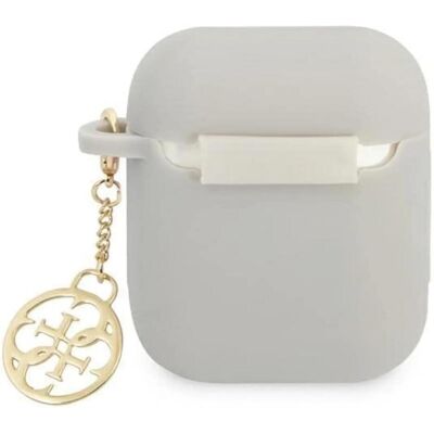 Guess AirPods Silikonhülle - Grau - Kopfhörerzubehör Guess AirPods Silikonhülle - Grau - Kopfhörerzubehör