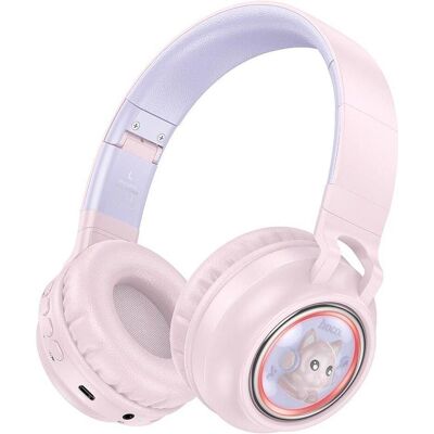 Hoco Wireless headphones wireless headphones bluetooth W50 pink Hoco Wireless headphones wireless headphones bluetooth W50 pink