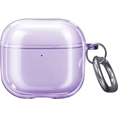 Screenguard Apple AirPods 4 (2024) Jelly Case Hülle (Ladecase Hülle), Kopfhörertasche + Schutzhülle, Violett, Transparent Screenguard Apple AirPods 4 (2024) Jelly Case Hülle (Ladecase Hülle), Kopfhörertasche + Schutzhülle, Violett, Transparent