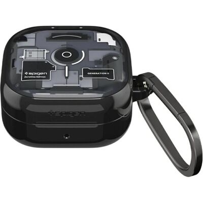 Spigen Ultra Hybrid Zero One Galaxy Buds 4 / Buds 4 Pro (Ladecase Hülle), Kopfhörertasche + Schutzhülle, Schwarz Spigen Ultra Hybrid Zero One Galaxy Buds 4 / Buds 4 Pro (Ladecase Hülle), Kopfhörertasche + Schutzhülle, Schwarz
