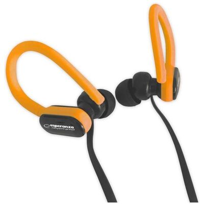 Esperanza Ohrhörer mit Mikrofon Eh197ko Schwarz/Orange (Kabelgebunden), Kopfhörer, Orange, Schwarz Esperanza Ohrhörer mit Mikrofon Eh197ko Schwarz/Orange (Kabelgebunden), Kopfhörer, Orange, Schwarz